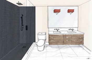 indoors room bathroom