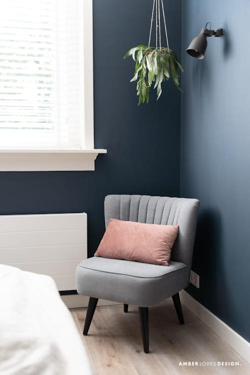 slaapkamer hague blue hangplant wandlamp
