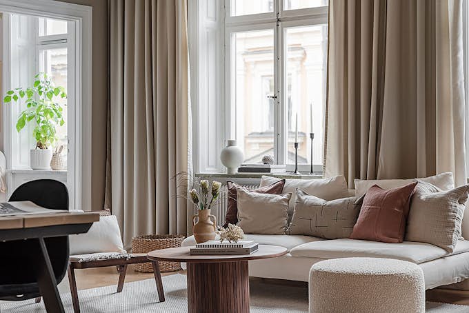 appartment with neutral colors